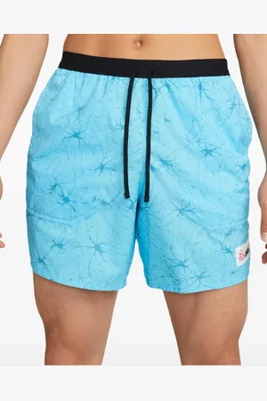 Nike Stride D.y.e "Blue Chill/Light Crimson" running shorts