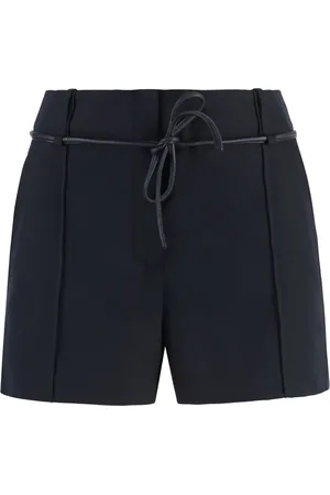 YVES SALOMON Shorts con tiro alto