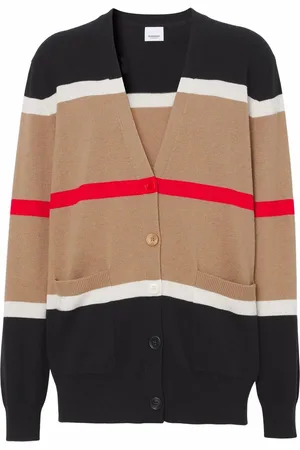 Burberry Cárdigan con motivo Icon Stripe