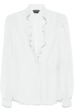 Tom Ford Blusa con detalles de pliegue