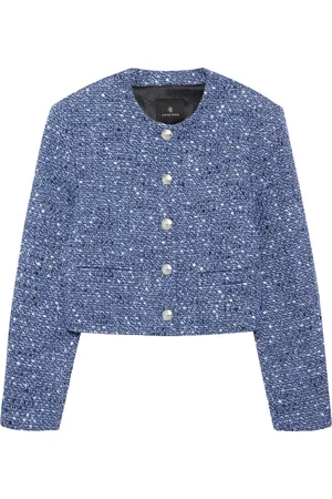 ANINE BING Chamarra de tweed