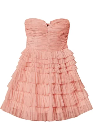 Twin-Set Vestido corto estilo bustier