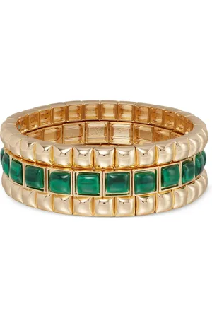 Roxanne Assoulin Set de tres pulseras Puffy