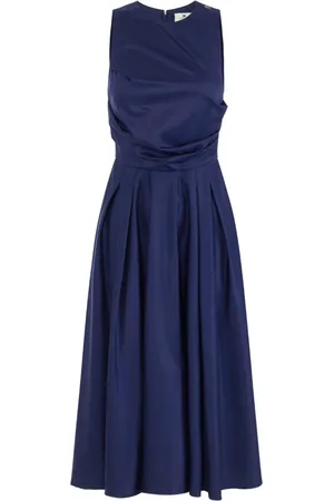 Elisabetta Franchi Vestido con diseño drapeado