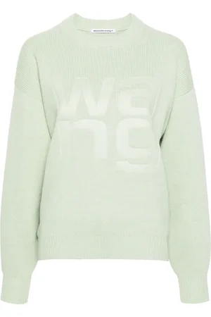 Alexander Wang Suéter con logo en relieve
