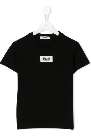 Msgm Playera con parche del logo