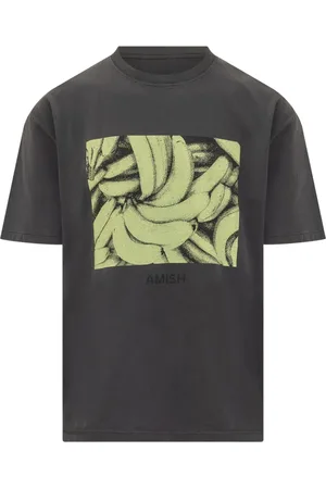 AMISH Playera con estampado gráfico