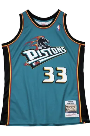 Mitchell & Ness Camiseta NBA Detroit Pistons 98 Grant Hill Authentic Road