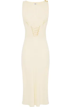 Elisabetta Franchi Vestido con detalle de corset