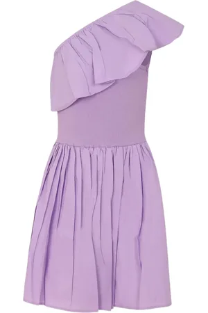 Molo Vestido midi con detalle de volantes