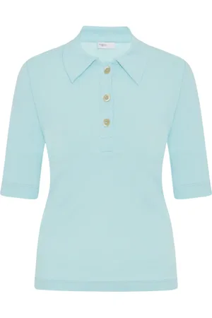 ROSETTA GETTY Playera tipo polo con botones