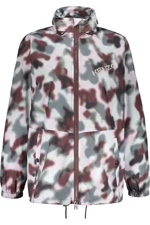 Kenzo Chamarra oversize con logo estampado