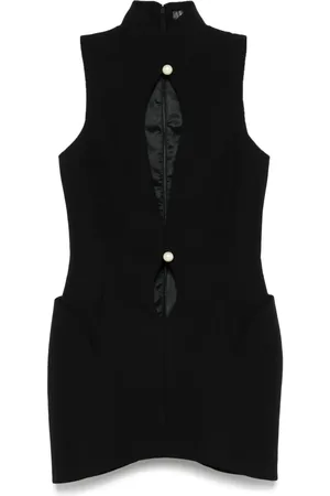 MUGLER Vestido corto con aberturas