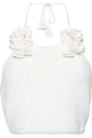 Self-Portrait Top con cuello halter
