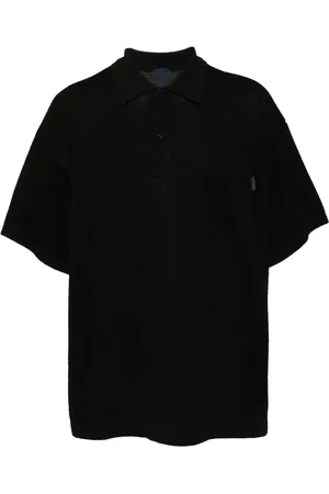 JUUN.J Playera tipo polo tejida