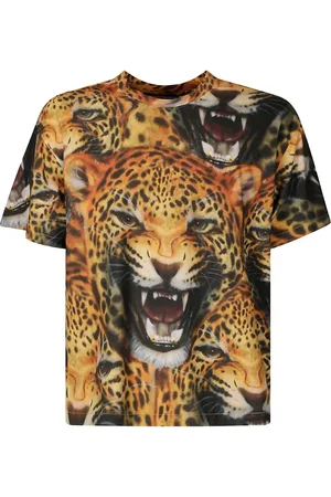 Stockholm Surfboard Club Playera con estampado de leopardo