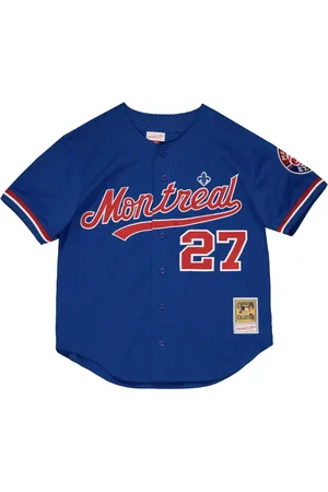 Mitchell & Ness Playera MLB Montreal Expos 1997 Vladimir Guerrero Authentic BP BF