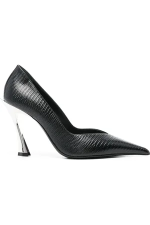 MUGLER Zapatillas granuladas con tacón de 95mm