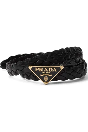 Prada Cinturón con logo triangular