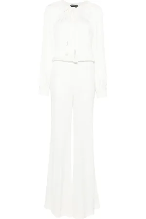 Tom Ford Jumpsuit con moño en el cuello