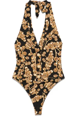 Balmain Traje de baño con estampado gráfico