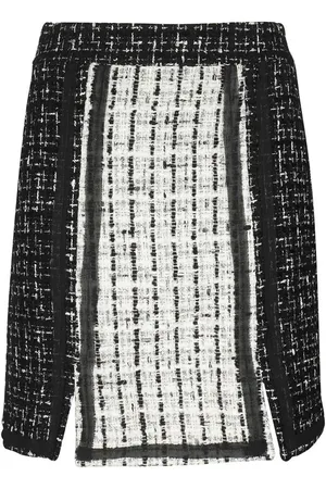 Karl Lagerfeld Falda corta de bouclé