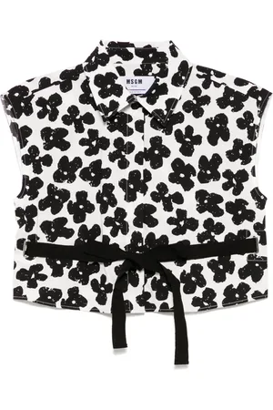 Msgm Camisa con estampado floral