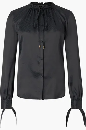 Roberto Cavalli Blusa con estampado de piel de serpiente