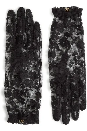 VALENTINO GARAVANI Guantes de mezcla de algodón