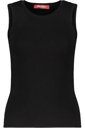 Max Mara Top tejido de canalé