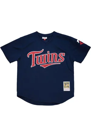 Mitchell & Ness Playera MLB Minnesota Twins 2002 David Ortiz Authentic BP Pullover