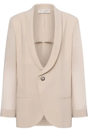 Serafini Blazer con cuello esmoquin