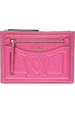 Moschino Bolsa crossbody con logo en relieve