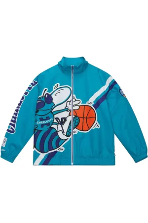 Mitchell & Ness Chamarra Exploded Logo Hornets Blue
