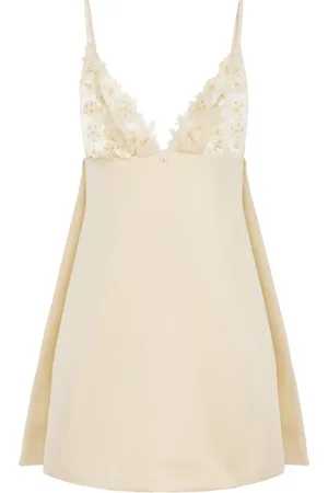 Elisabetta Franchi Vestido con aplique floral