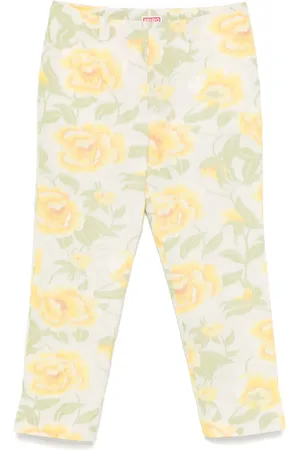 Kenzo Pantalones Peonies