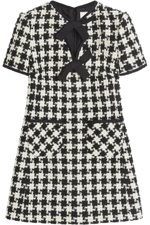 VALENTINO GARAVANI Vestido corto con motivo geométrico