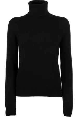 Saint Laurent Suéter de cachemira con cuello de tortuga