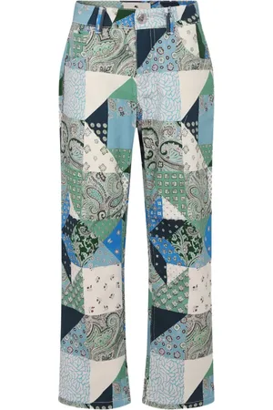 Etro Pantalones con estampado patchwork