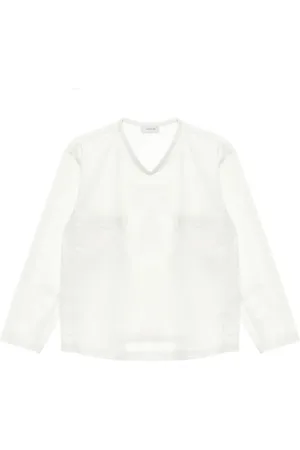 LEMAIRE Playera con cuello en V