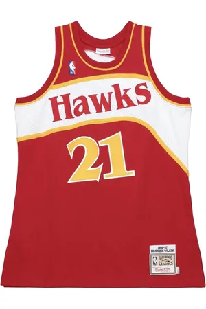 Mitchell & Ness Camiseta NBA Atlanta Hawks 1987 Dominique Wilkins Authentic
