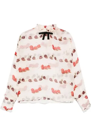 Nº21 Blusa con cerezas estampadas