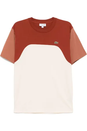 Lacoste Playera con diseño color block