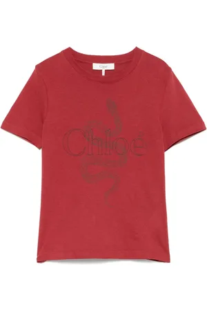Chloé Playera con logo estampado