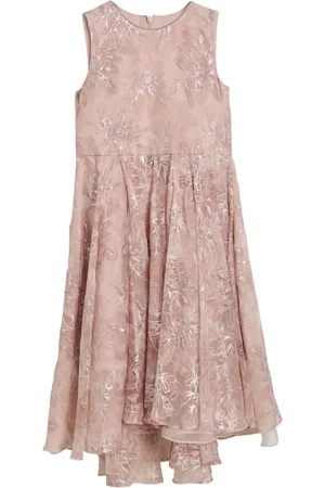 Brunello Cucinelli Vestido de seda con estampado floral