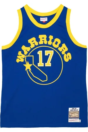 Mitchell & Ness Tenis de baloncesto NBA Golden State Warriors 85 Chris Mullin