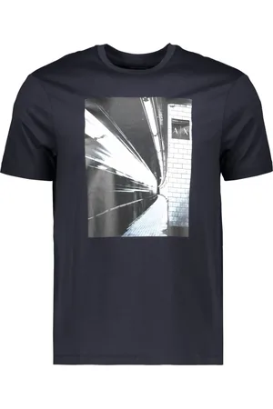 Armani Exchange Playera con estampado gráfico