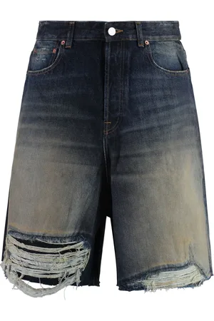 Vetements Shorts de mezclilla