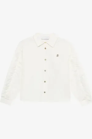 Roberto Cavalli Logo-embroidered shirt