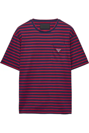 Prada Playera con rayas estampadas